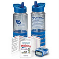Walking For Wellness Trio w/ Water Bottle & Pedometer (Personalized)